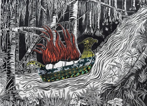 Cajun Burial of a Viking King